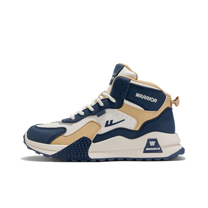 Warrior Wear Resistant Height Increasing Rebound High Top Casual Shoes Men's-0