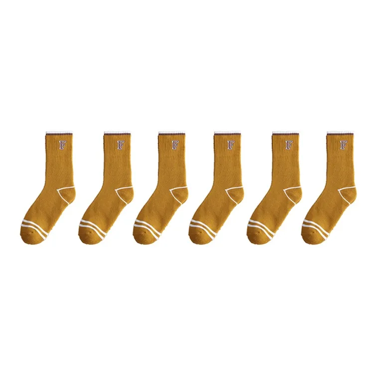 YUZHAOLIN Mid Calf Socks Men's Multi double Loading-28