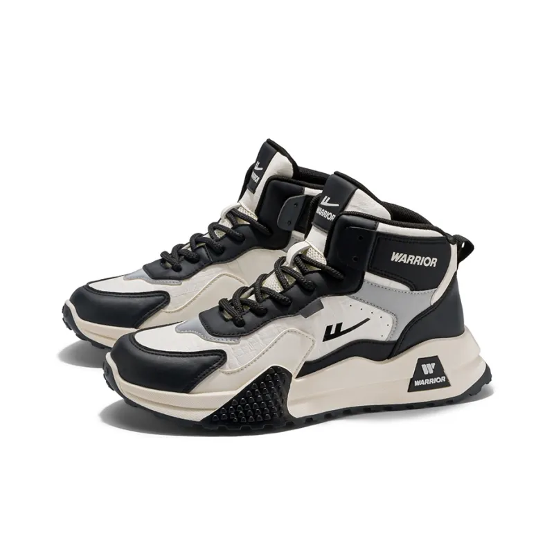 Warrior Wear Resistant Height Increasing Rebound High Top Casual Shoes Men's-12