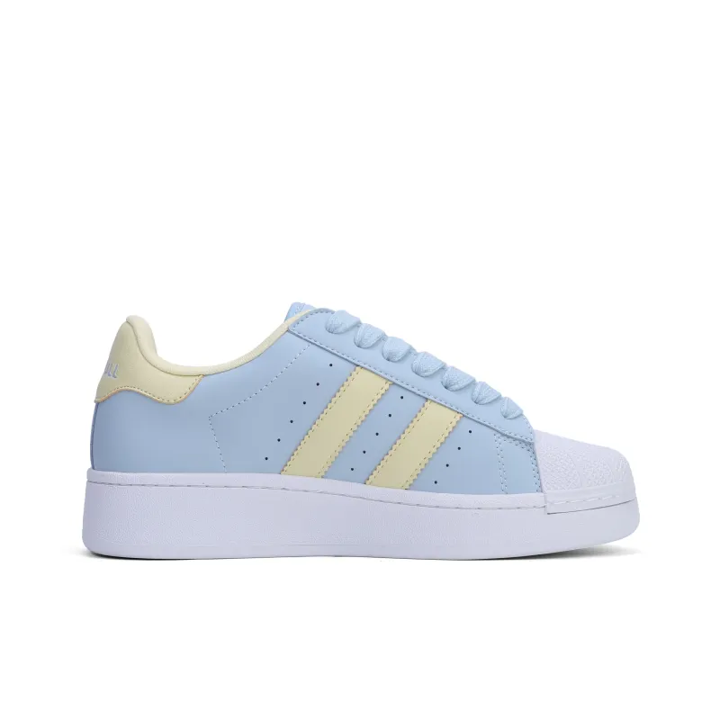 GLO BULL Skateboard Shoes Unisex Low Top Light Yellow Moon-1