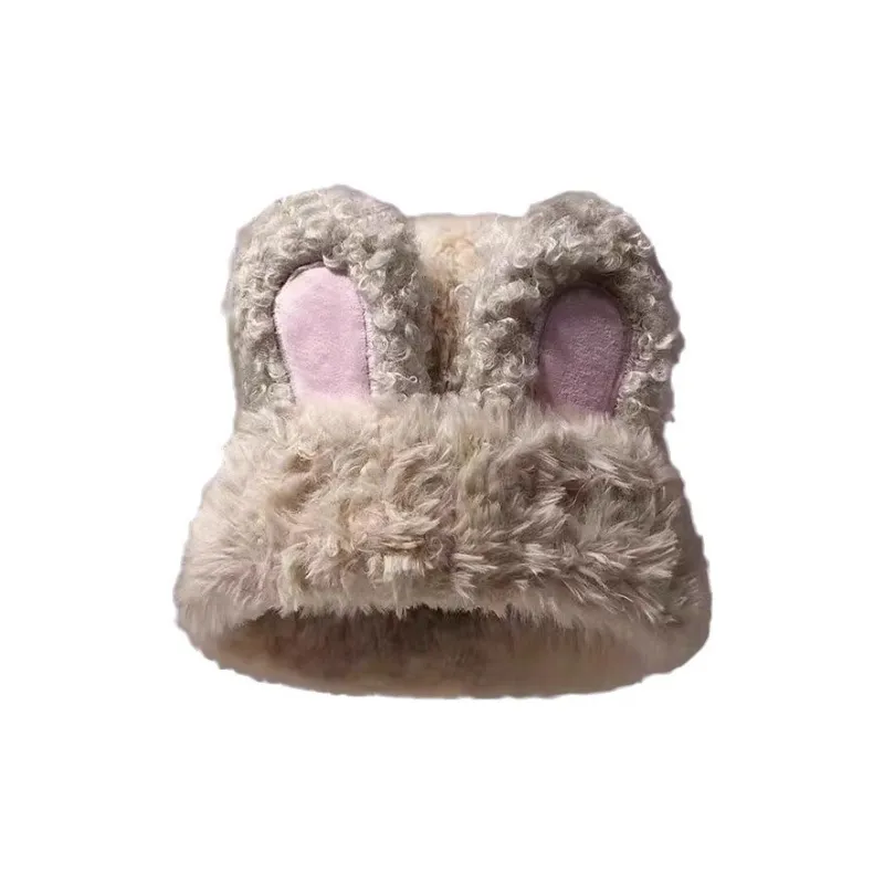 PISHUSHU Wool Beanies Women's 4 Colors-5