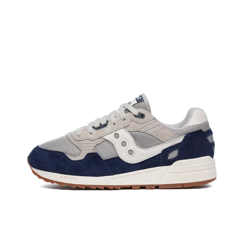 Saucony Shadow 5000 Cushioning Slip Resistant Low Top Running Shoes Men's Gray Blue-0