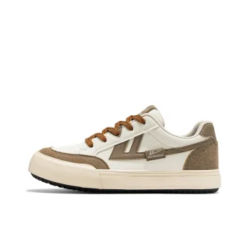 WARRIOR Skateboard Shoes Men Low Top Beige Brown/Gray Black/Black Rice