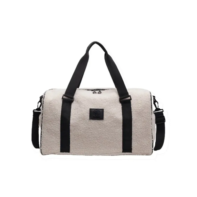 GOX Polyester Travel Bag Regular Unisex Ecru/Black/Gray Pink/Brown-0
