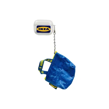 Sopi Compatible With Apple AirPods 4/2/3/4th Generation/AirPods Pro/Pro 2nd Generation TPU IKEA Pendant Headphone Cases