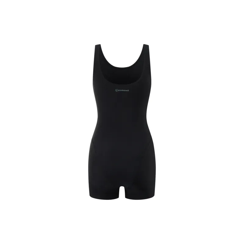 LiNing Swimming Series One piece Swimsuit Women's Black-1