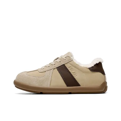 EBLAN Skateboard Shoes Women's Beige
