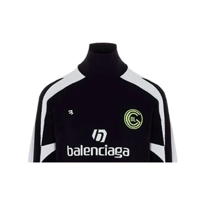 Balenciaga Knitwear Regular Fit Men's Black-3
