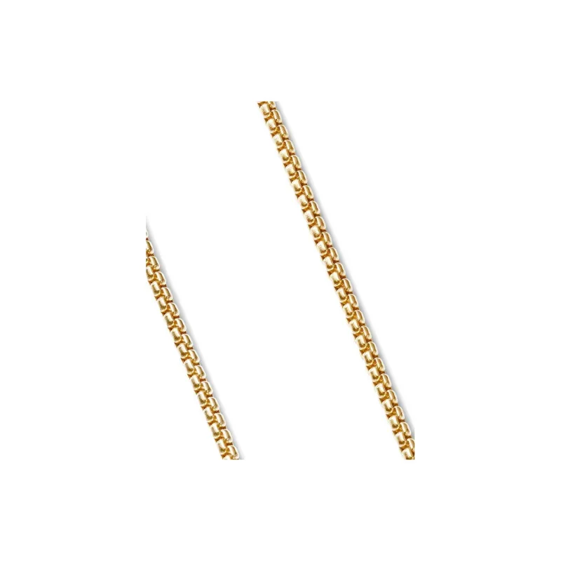 David Yurman 18kt Yellow Gold Box Chain Necklace 2.7mm-1