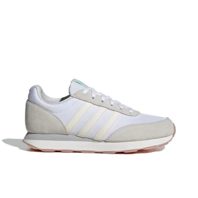 Adidas Run 60s Anti Slip Wear Resistant Low Top Running Shoes Women's White-1
