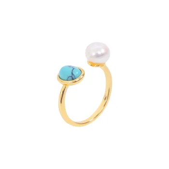 ZHENZHUAOMI Freshwater Pearl Pearl Rings Women's