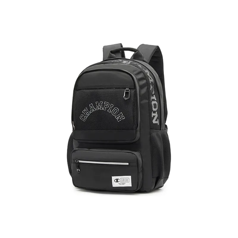 Champion Nylon Backpack Regular Unisex Black/Caramel Beige-1