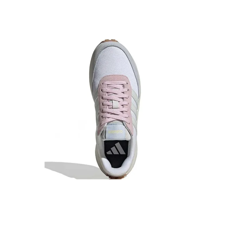 Adidas RUN 70s Anti Slip Wear Resistant Low Top Running Shoes Women's Blue Pink-4