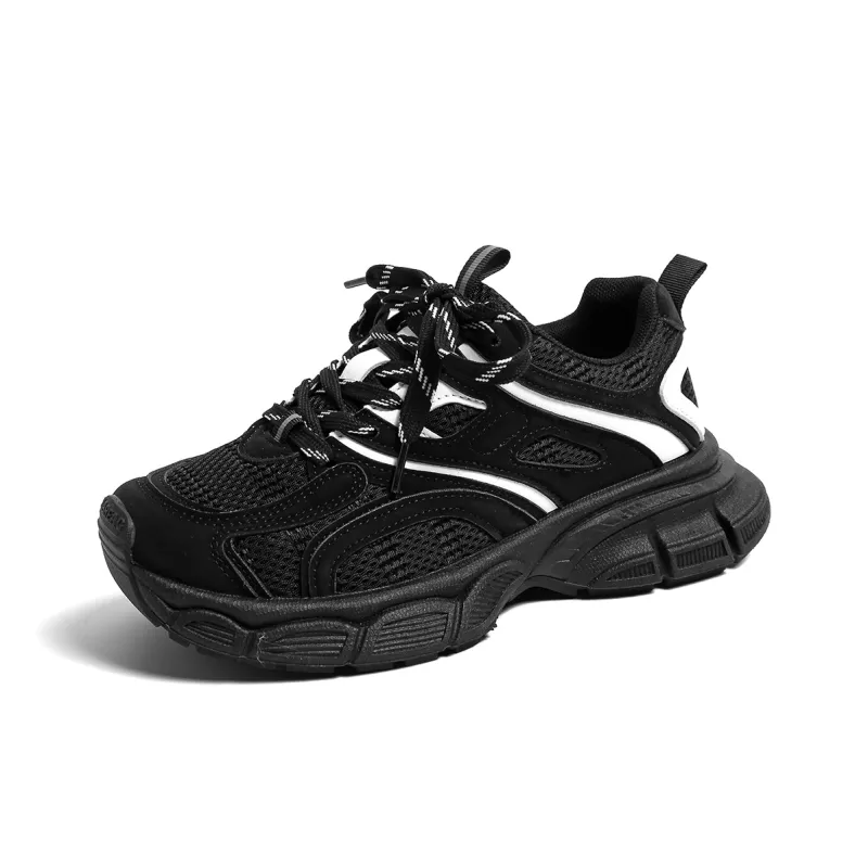 HUANQIU Cushioning Anti-Slip And Wear-Resistant Low-Top Chunky Sneakers Women's-14