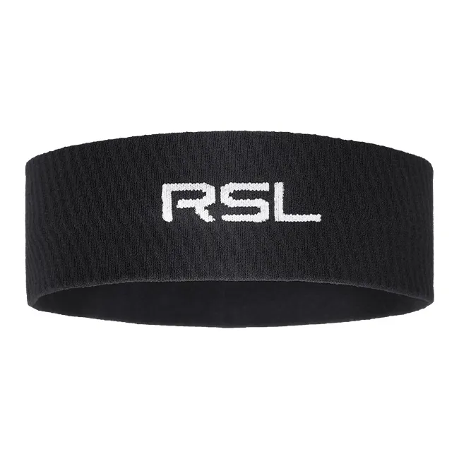 RSL Sweatbands Elastic Badminton Basketball Running Black Unisex-1
