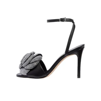 MICHAEL KORS Elodie Strap Sandals 8.9cm Women's Black