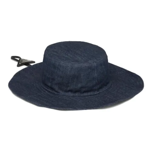 PRADA Fabric Bucket Hats Men's Blue
