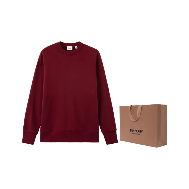 Burberry Sweatshirts Unisex Red-6