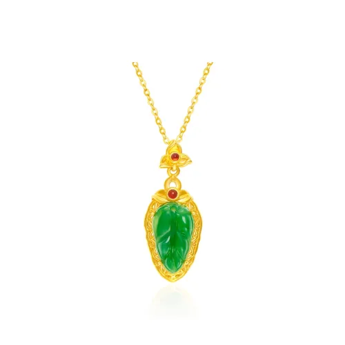 Begoris Hetian Jade Necklaces Jasper Unisex