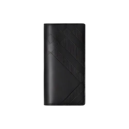 Burberry Calfskin Wallet Regular Men's Black