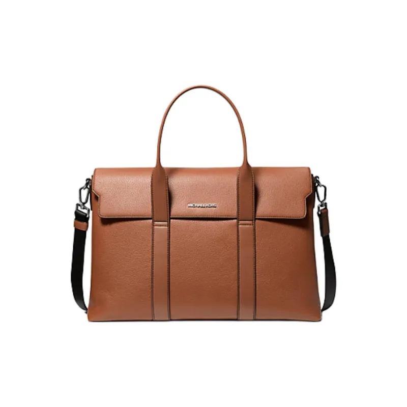 MICHAEL KORS Cooper Pebbled Leather Briefcase-1