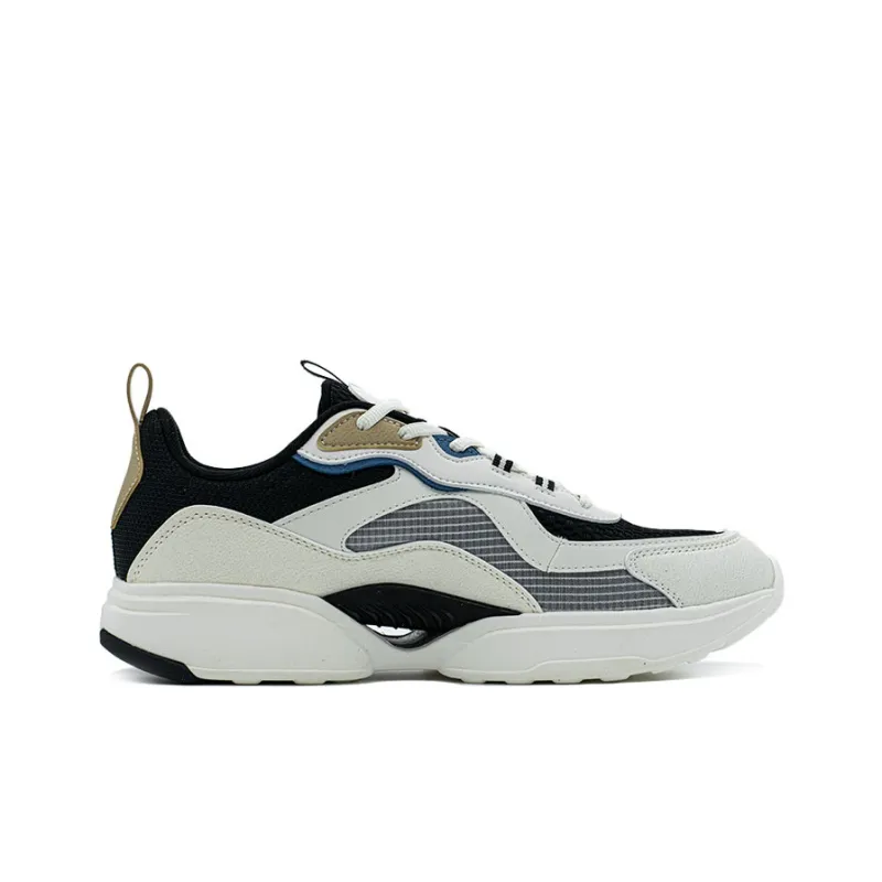 PEAK Shock Absorbers Rebound Low Top Casual Shoes Men's Ecru Black-1