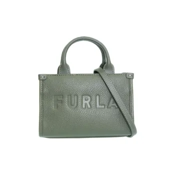 Furla Leather Shoulder Bag, Crossbody Bag, Handbag Women's Green