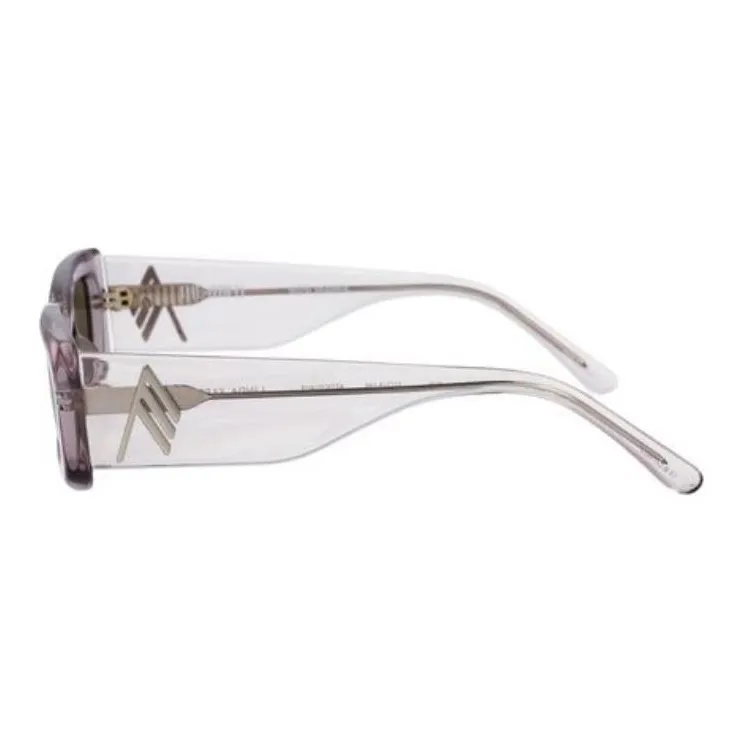 The Attico X Linda Farrow Mini Marfa Rectangle Frame Sunglasses-2