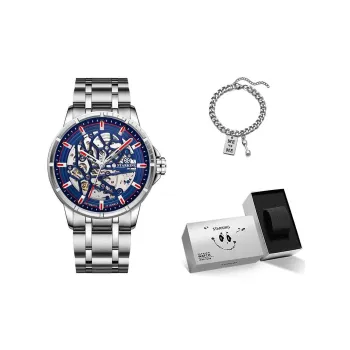 STARKING Automatic Mechanical Movement Watch Men's Watches Blue Dial