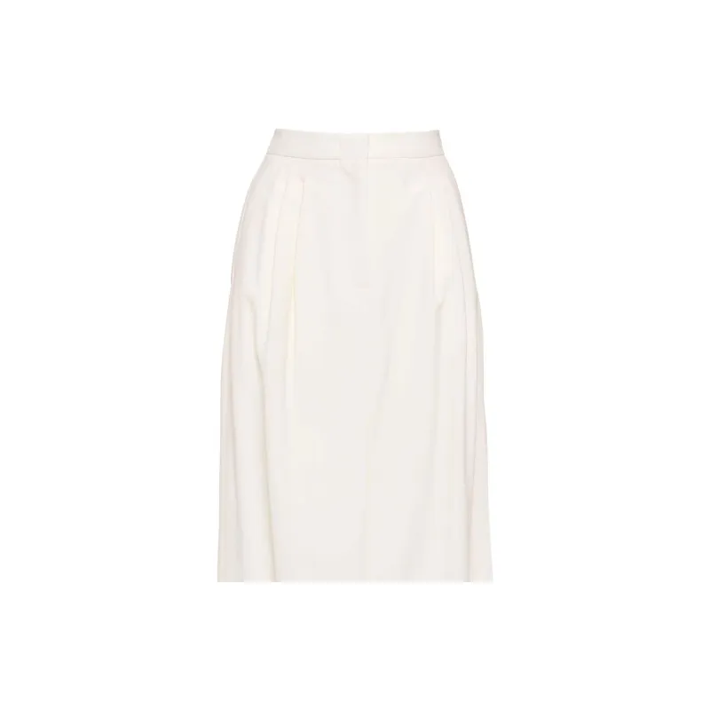 ELIE SAAB Crepe Midi Skirt-2
