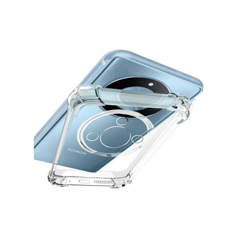 Record Star Silicone Material Transparent Extra Thin Phone Cases Compatible With Honor X50/X30 Minimalist-5