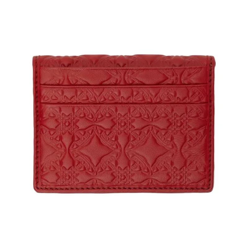Vivienne Westwood Leather Wallet Men's Red-1