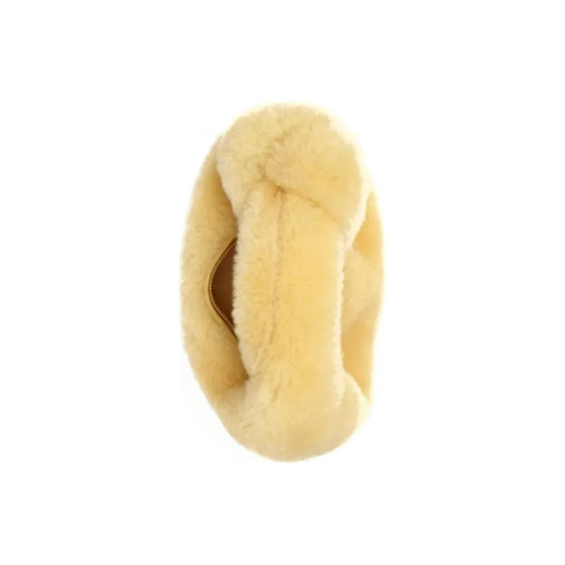Bottega Veneta JODIE Wool Fuzzy Handheld Handbag Mini Women's Chick Yellow-1
