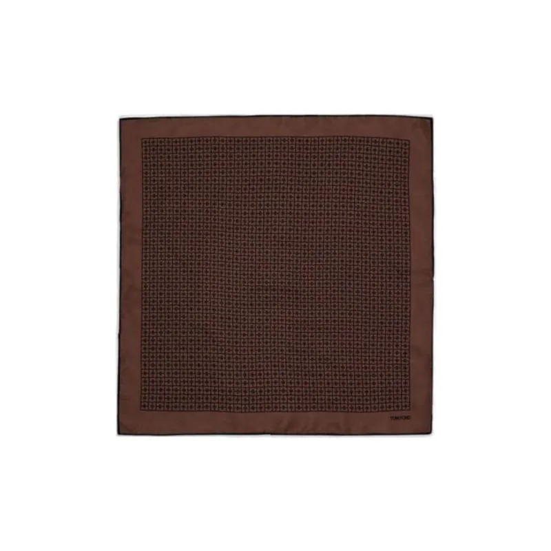 TOM FORD Checked Square Scarf-0