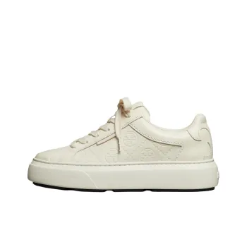 TORY BURCH Ladybug Low Top Skateboard Shoes Women's White