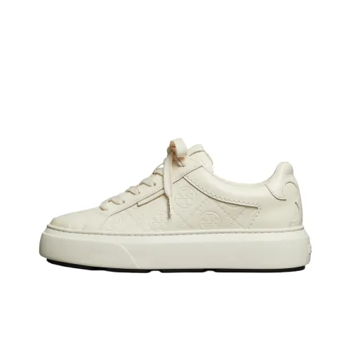 TORY BURCH Ladybug Low Top Skateboard Shoes Women's White