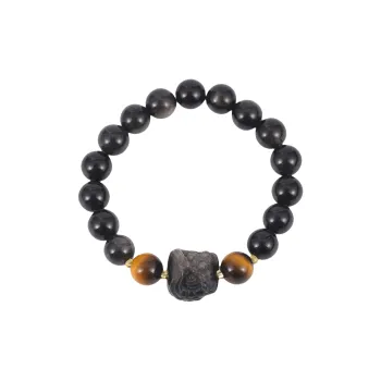 Tanner Obsidian Bracelets Unisex