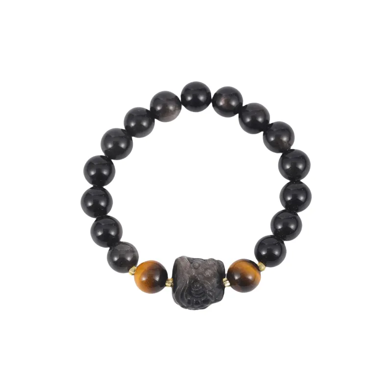 Tanner Obsidian Bracelets Unisex-0