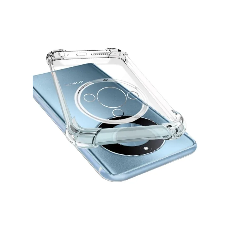 Record Star Silicone Material Transparent Extra Thin Phone Cases Compatible With Honor X50/X30 Minimalist-4