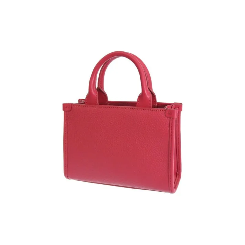 Furla Leather Tote Bag, Shopping Bag, Shoulder Bag, Crossbody Bag, Handbag Women's Red-3