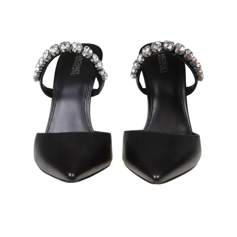 Michael Michael Kors Crystal-embellished 115mm Leather Pumps-2