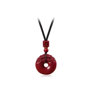 Noritake Reconstructed Cinnabar Necklaces Unisex