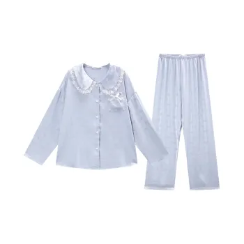 GUKOO Pajama Set Women's Aqua Blue