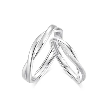 KADER 999 Fine Silver Rings Unisex Silver Girlfriend