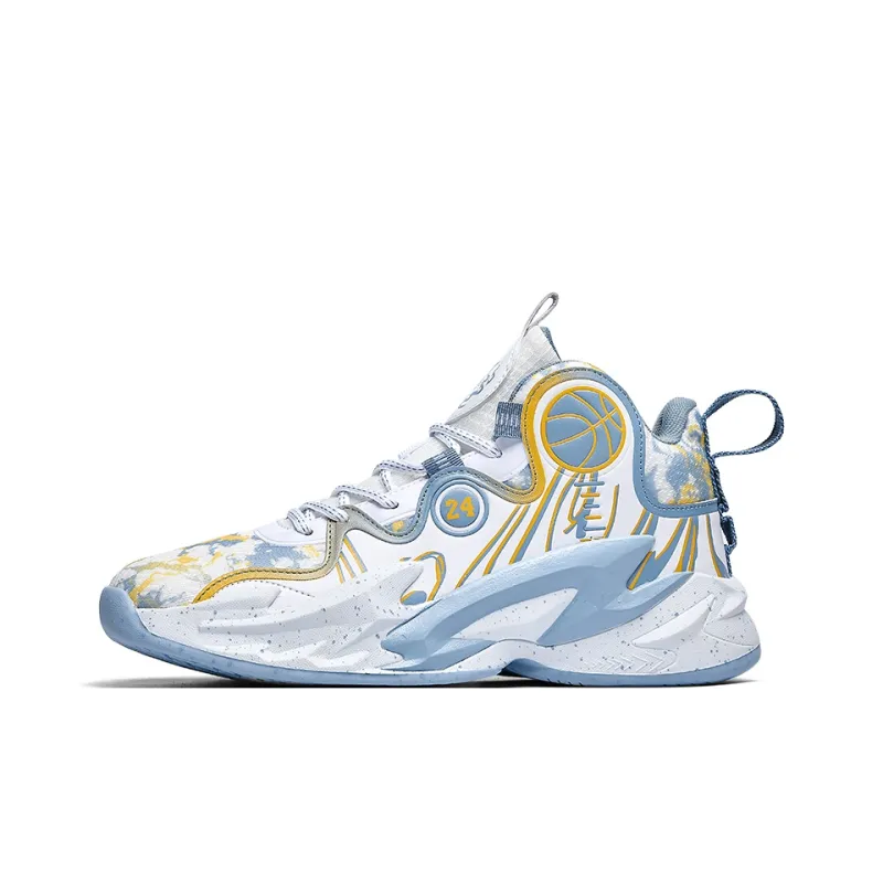 Black tailed Deer Slip Resistant, Abrasion Resistant, Breathable Mid Top Basketball Shoes Unisex-0