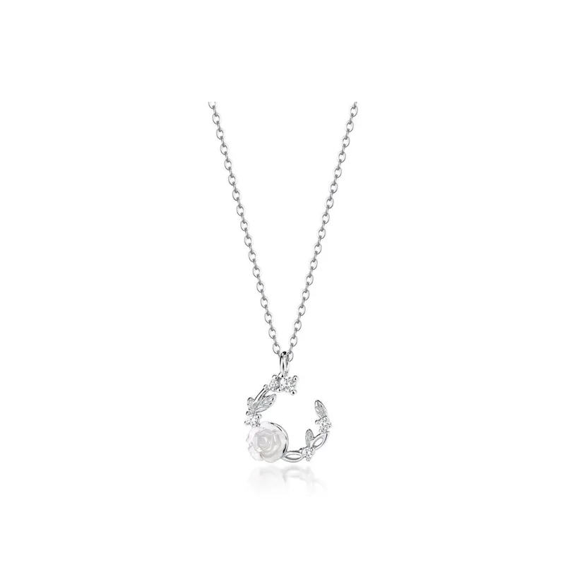 V.WI S999 Fine Silver Necklaces Women's-0