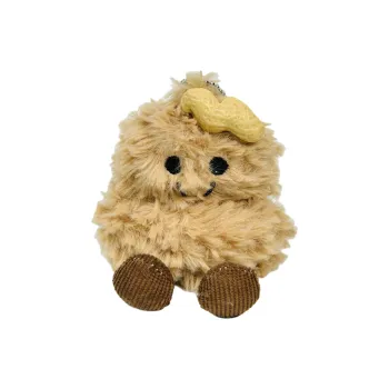 Sopi Compatible With Apple AirPods 4/2/3/4th Generation/AirPods Pro/Pro 2nd Generation Plush Peanut Headphone Cases