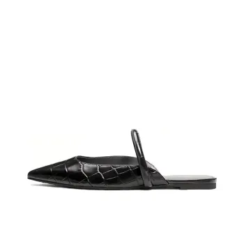 MICHAEL KORS Jessa Slip-Resistant Wrap-toe Slippers Women's Black