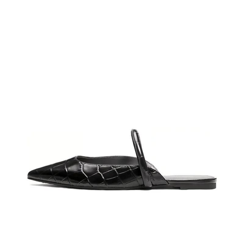 MICHAEL KORS Jessa Slip-Resistant Wrap-toe Slippers Women's Black-0