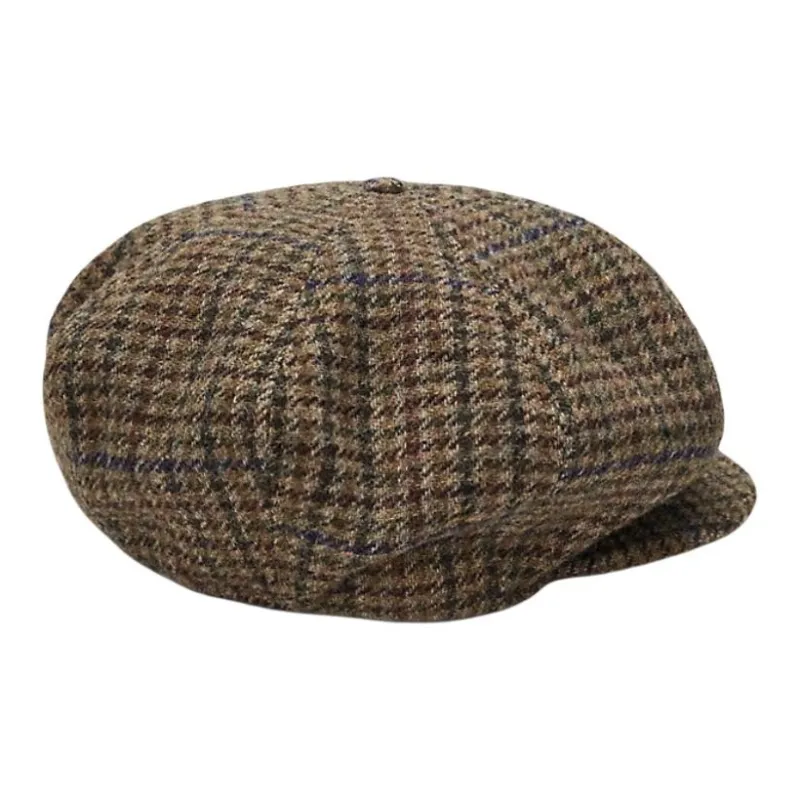 Polo Ralph Lauren Wool Cotton Cupro Berets Men's Brown-1